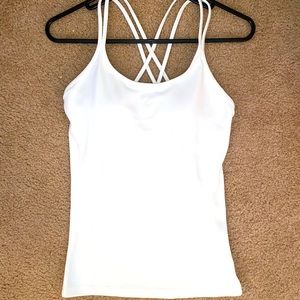 Lululemon Full Length Padded Tank Top Size 4!